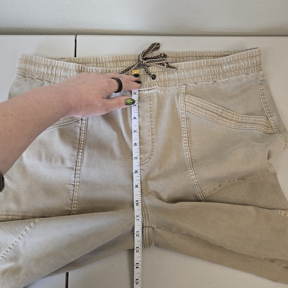 Maurices Weekender Drawstring Pants Tan XL - Picture 8 of 9